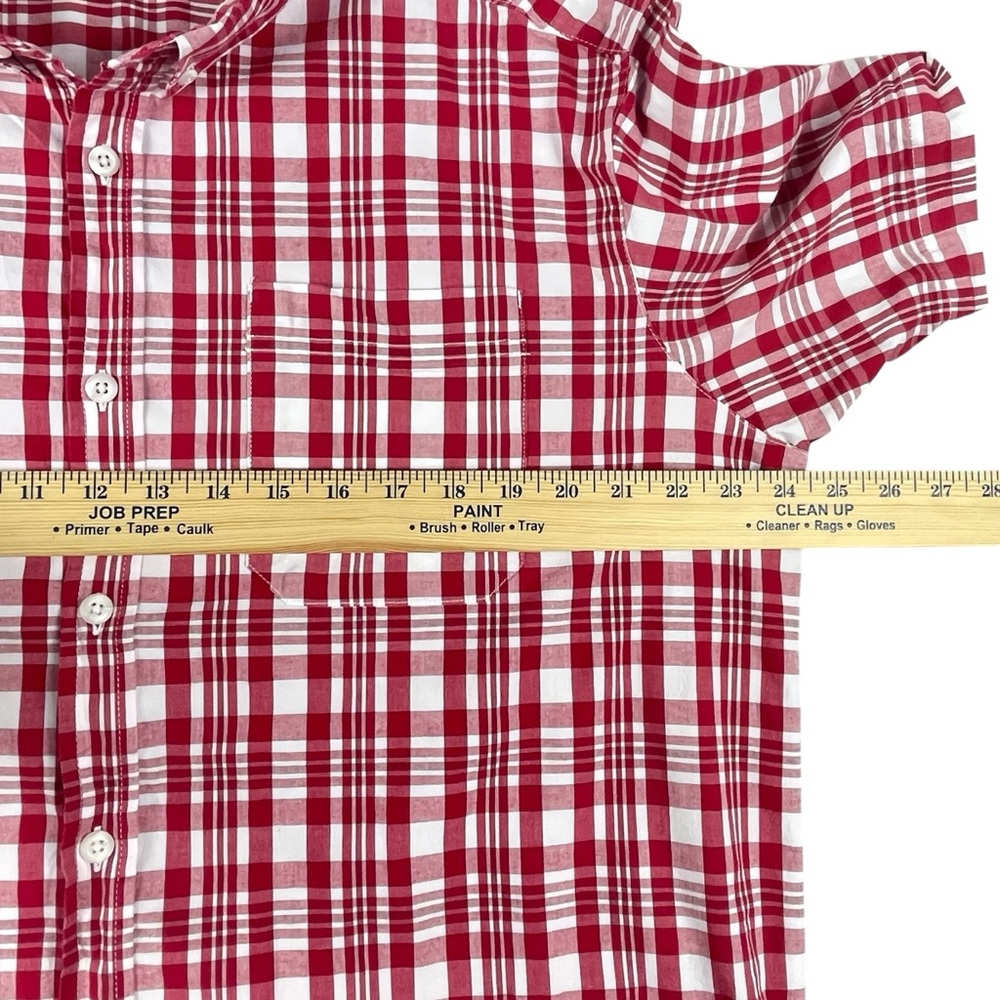 Men's Columbia Regular Fit Stretch Fabric Plaid Short Sleeve Button Down XL 0030 - Picture 3 of 6